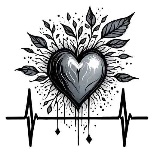 Cherish With Heartbeat Line Forming