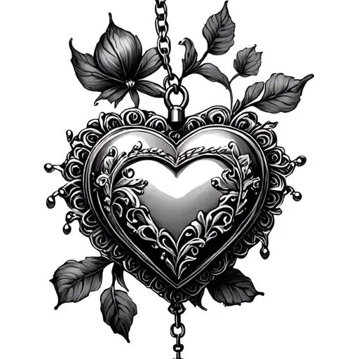 Cherish With Heart Shaped Locket