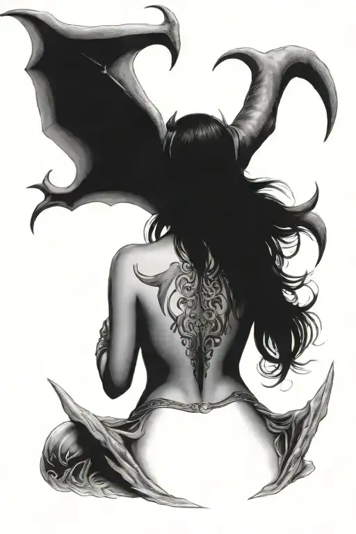 Succubus Back View