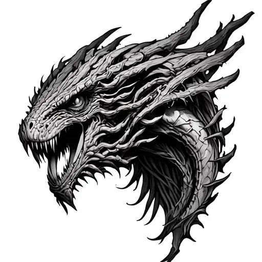 Cryptids Sleeve Tattoo Design