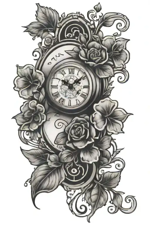 Clover Clock Surrounded
