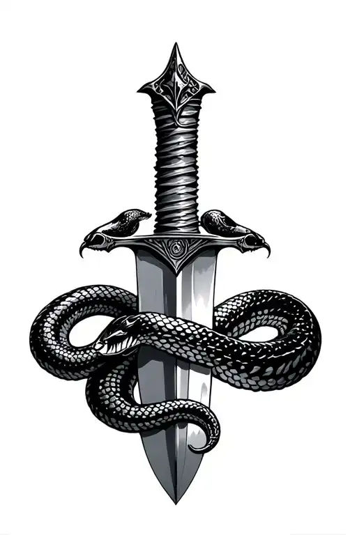 Dagger And Snake