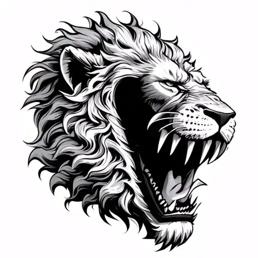 Samson Rips Lions Mouth