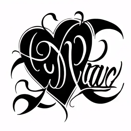 Marcos In Cursive Writing With A Heart On The Side