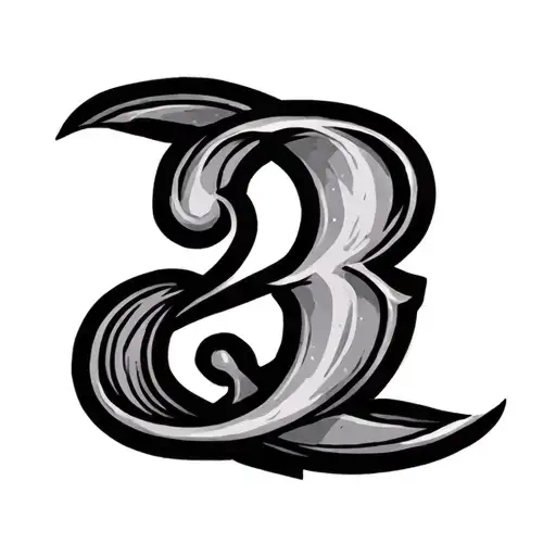 Number 2 As The Letter J