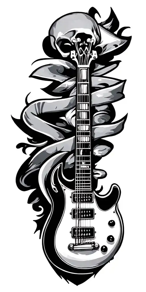 Rock N Roll Symbol Combined