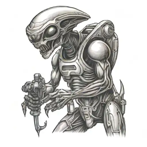 Alien With Metal Detector