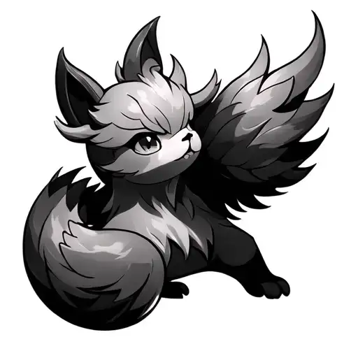 Vulpix Reaching Towards The Sky
