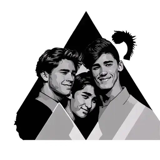Simple Triangle Design For 3 Australian Brothers