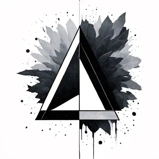 Minimalist Triangle Shape