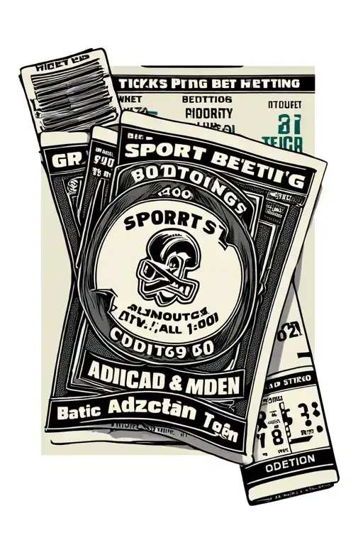 Sports Betting Ticket And Addiction