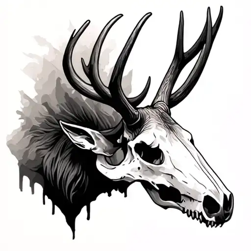 Elk Skull