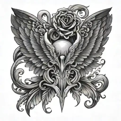 Wings Spread Chest
