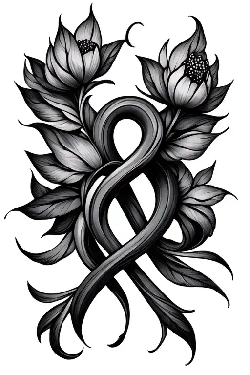 Infinity Symbol Intertwined