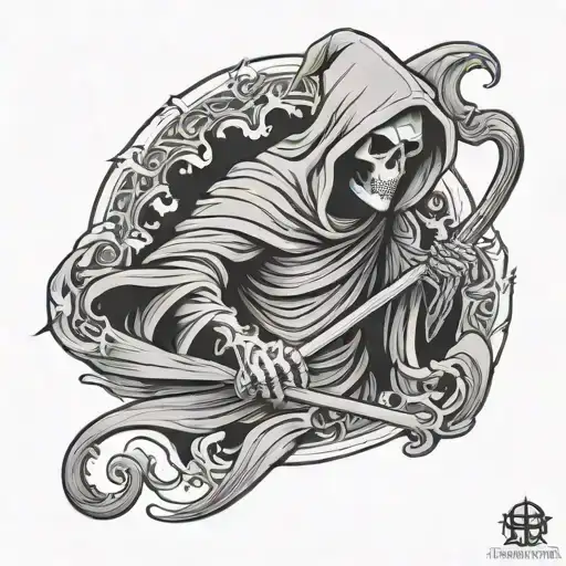 Grim Reaper Out Of The Smoke