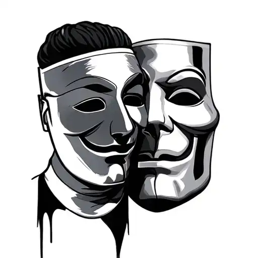 Two Faced Theater Mask