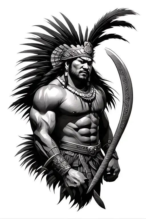 The Filipino Warrior Lapu Lapu With Shaded Background