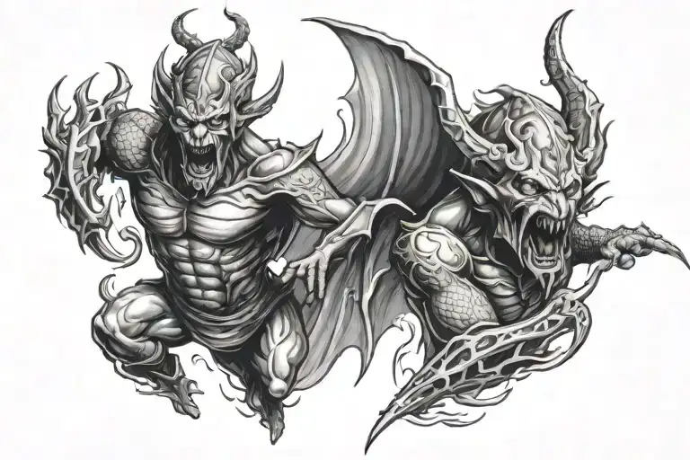 Demons And Souls Swimming