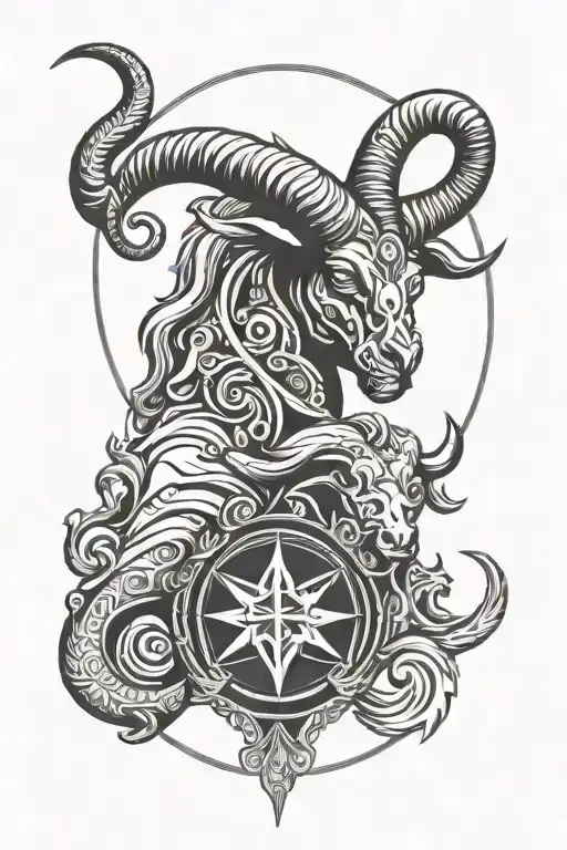 Taurus Capricorn Zodiac Symbol Incorporated