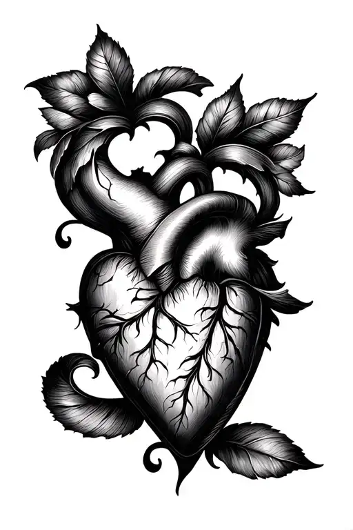 Intricate Sibling Heart