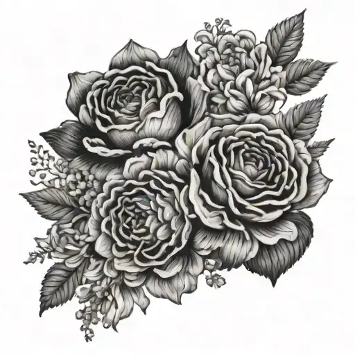 Birth Flower Bouquet June September