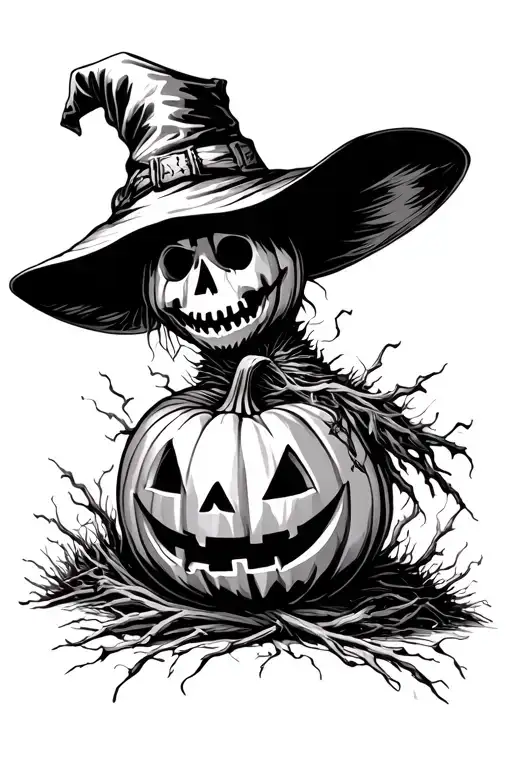 Pumpkin Scarecrow Halloween