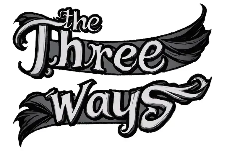 Text Of 'The Three Ways' On Forearm