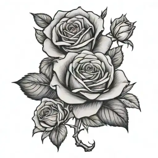 Roses Blooming