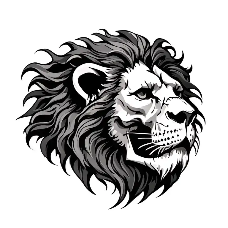 Memento Mori Lion Head