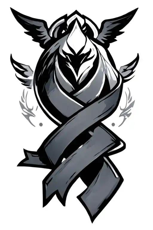 League Of Legends Support Ribbon