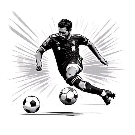 Soccer Pitch Line Design