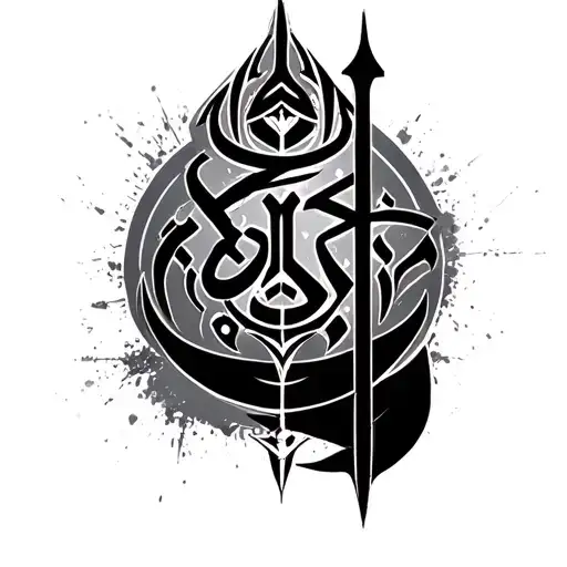 Arabic Calligraphy Shia Warrior Sleeve