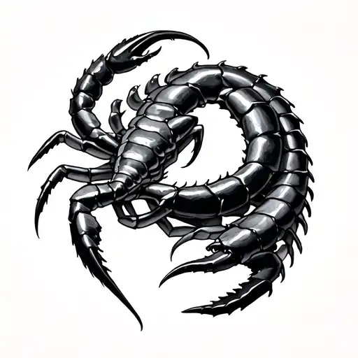 Ouroboros Scorpion Intertwined