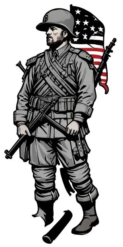 Infantry Regiment Colors Us