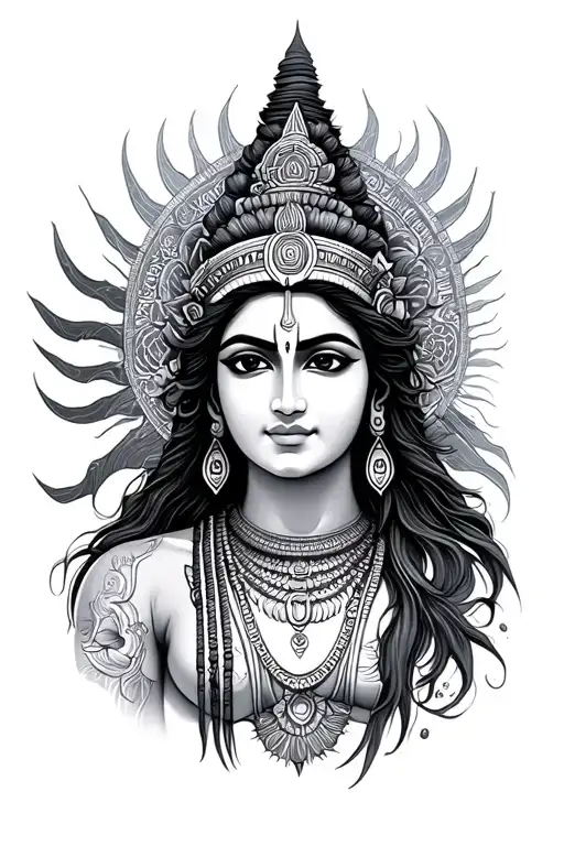 Cosmic Shiva Tattos Black And White