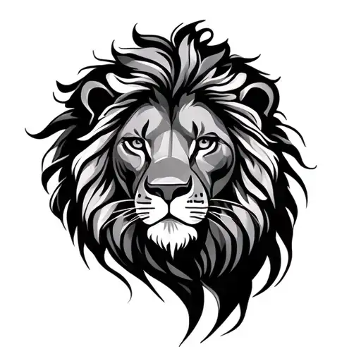 Simple Lion And Leo Zodiac