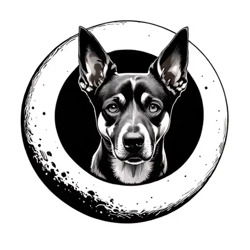 Dog On A Half Moon Rising