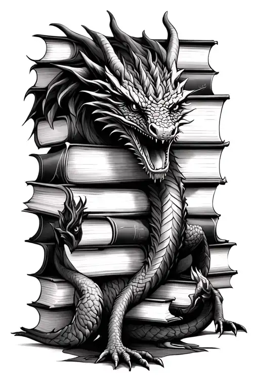 Dragon Hoarding Books
