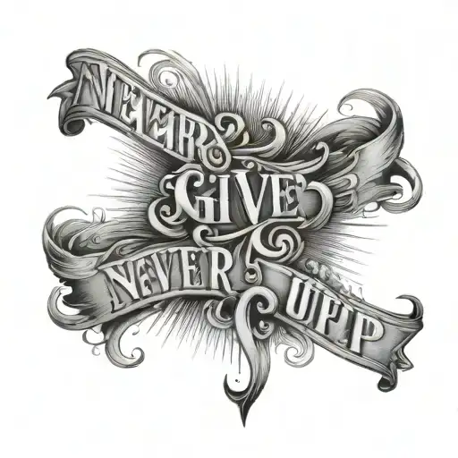 Never Give Up Attitude