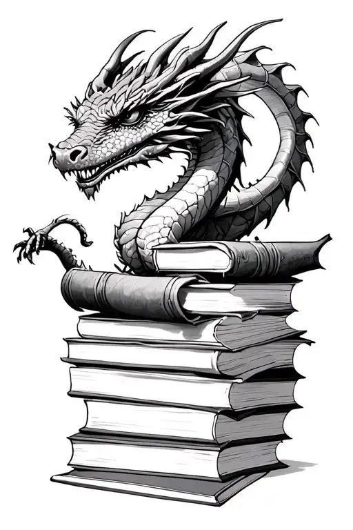 Dragon Hoarding Books