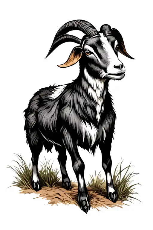 Istrian Goat Standing