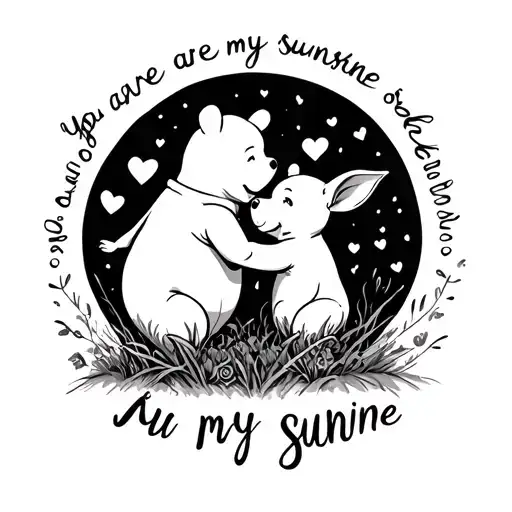 Pooh And Piglet You Are My Sunshine