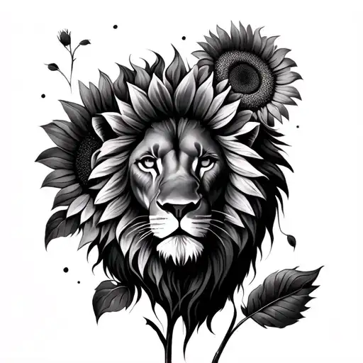 Lion Sunflowers Delicate