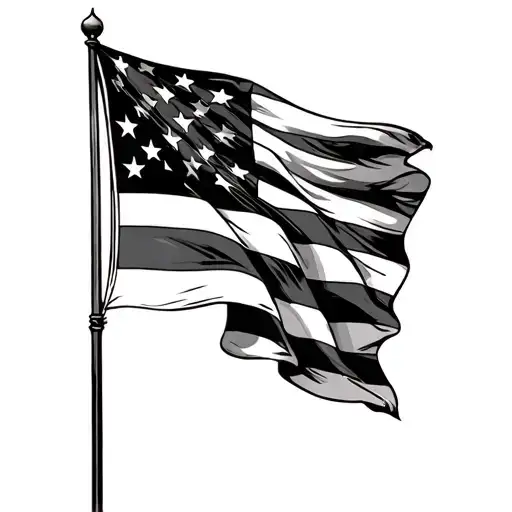 Ceasefire With A White Flag Intertwined