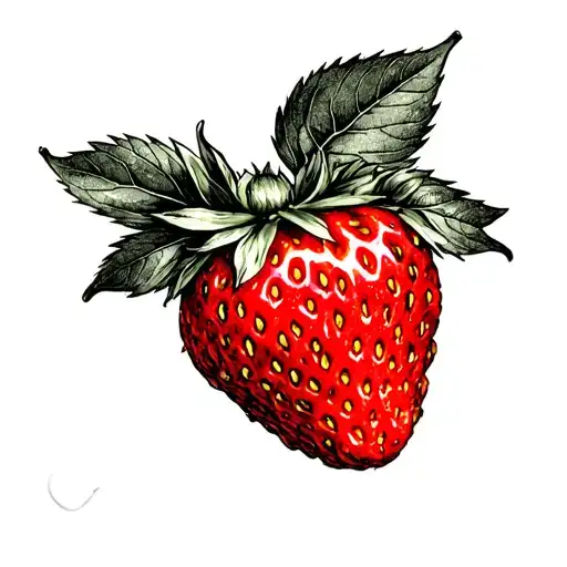 Strawberry Postage Stamp