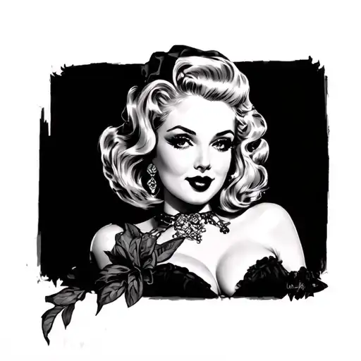 Blonde Pinup Girl