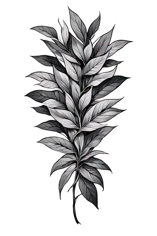 Brunches With Leaves Intertwined