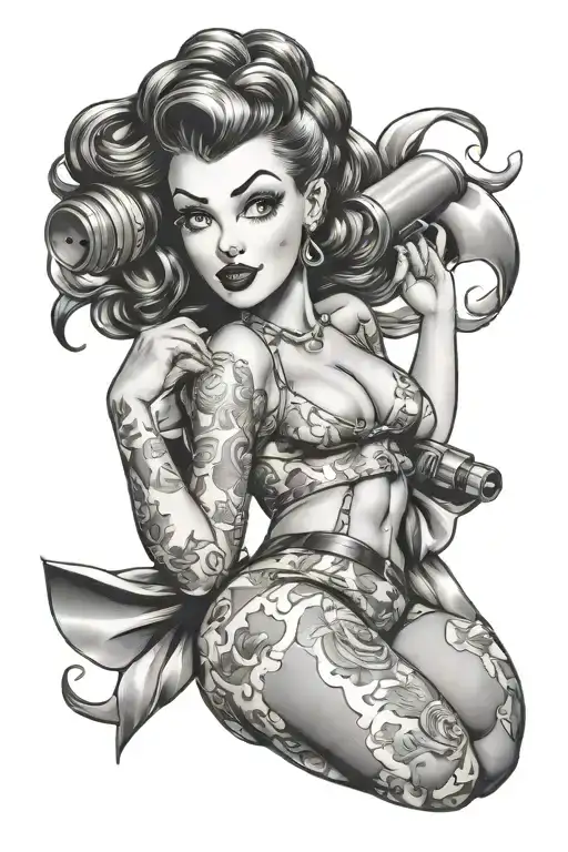 Pin Up Girl Bomb