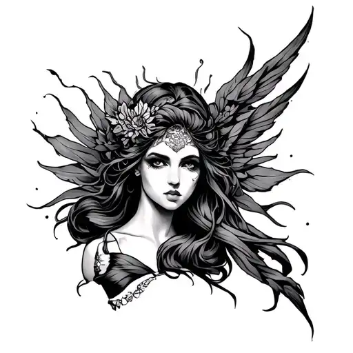 Hand Scratch On Body Siren Black