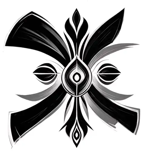 Tirupati Balaji Minimal Abstract Symbol